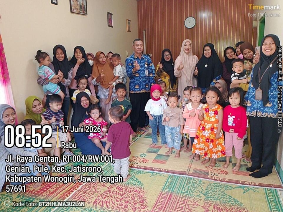 Bunda Literasi Kecamatan Jatisrono Terlibat Aktif dalam Program PMT Balita dan Ibu Hamil KEK Tahun 2026