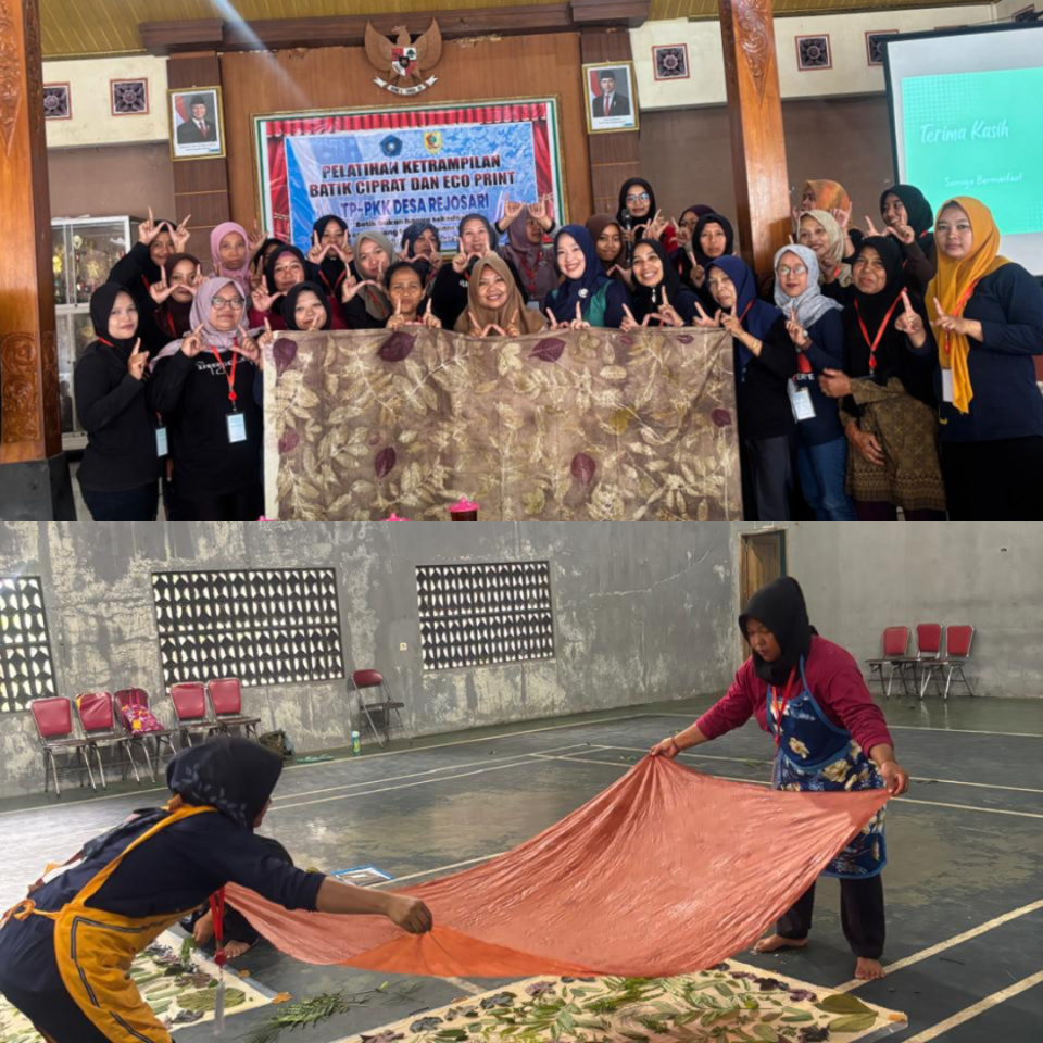 Mengembangkan Kreativitas melalui Pelatihan Pembuatan Batik Eco Print