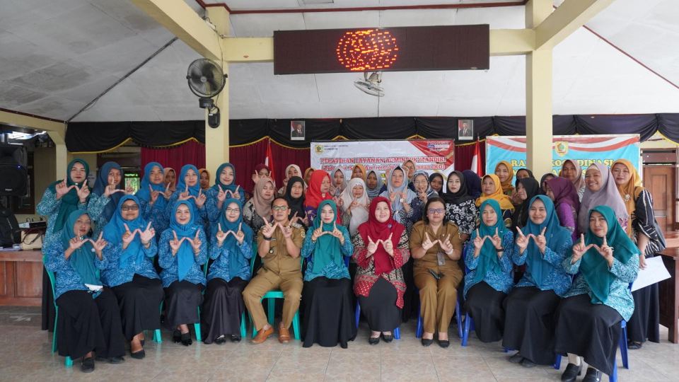 Penguatan Literasi Adminduk,TP PKK Desa Bero Sosialisasikan Gerakan GENDUK