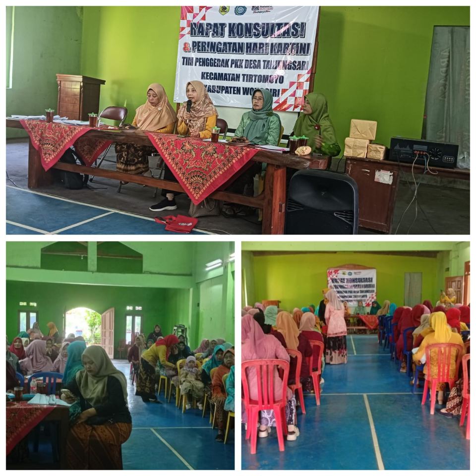 Rapat konsultasi tp PKK desa tanjungsari