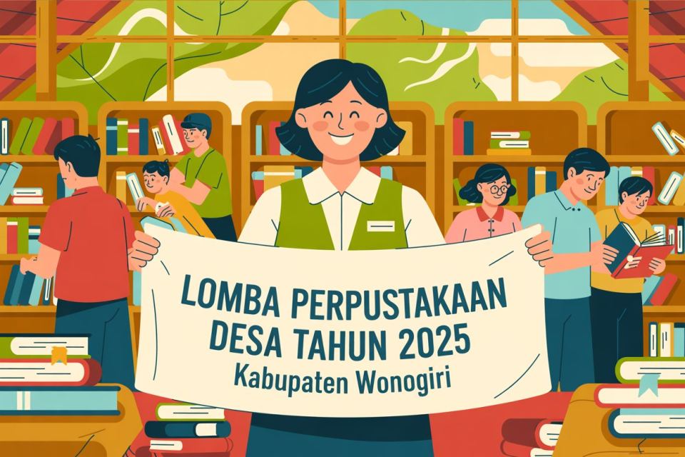 Lomba Perpustakaan Desa/Kelurahan Tahun 2025 Digelar di Wonogiri