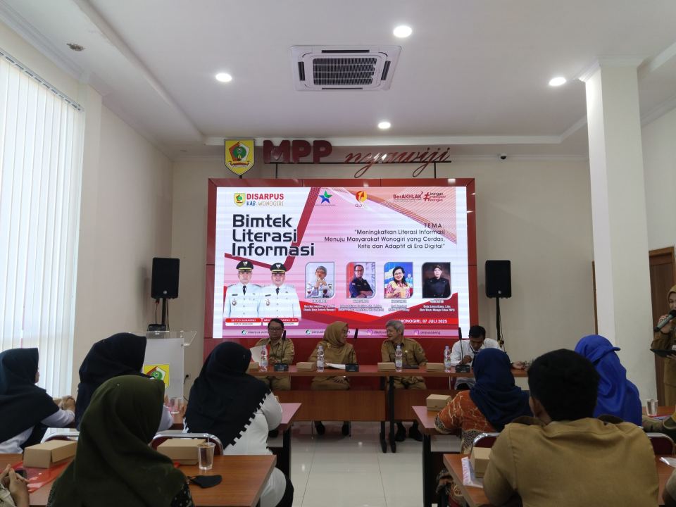 Pemerintah Kabupaten Wonogiri Gelar Bimtek Literasi Informasi 2025: Upaya Meningkatkan Kemampuan Masyarakat dalam Mengelola Informasi