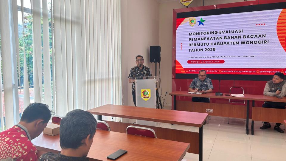 Monitoring dan Evaluasi Pemanfaatan Bantuan Bahan Bacaan Bermutu Bersama Relima
