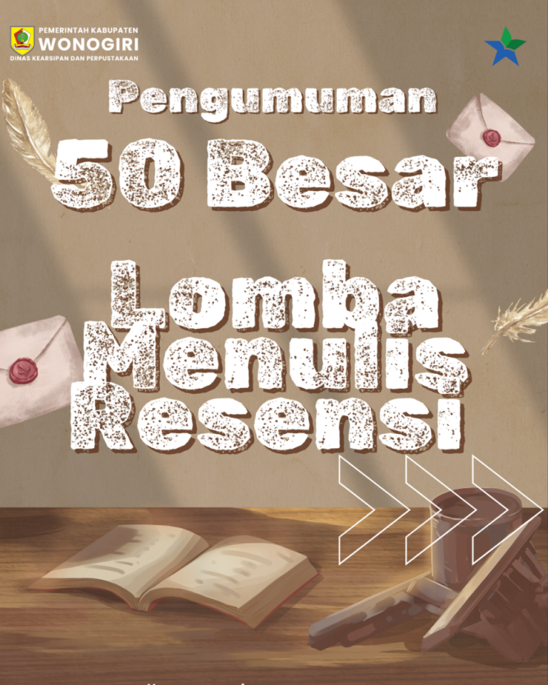 50 Peserta Lolos Seleksi Tahap I Lomba Resensi Buku 2025