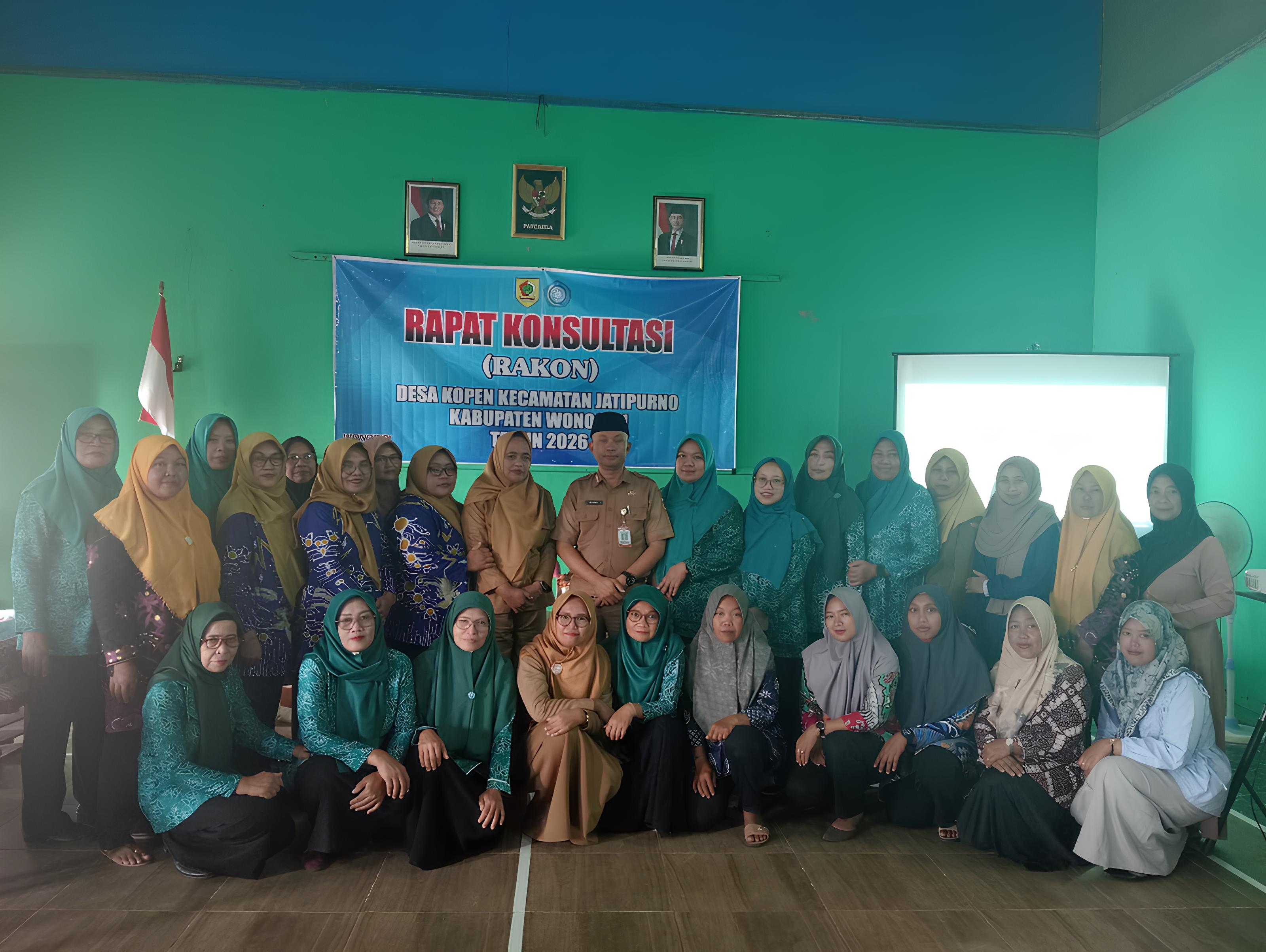 Penguatan Literasi Administrasi Kependudukan Melalui GENDUK PKK di Kecamatan Jatipurno “PELATIHAN APLIKASI TELUNJUK SAKTI DAN SOSIALISASI GERAKAN GENDUK PKK TP PKK KEC JATIPURNO DI DESA KOPEN”
