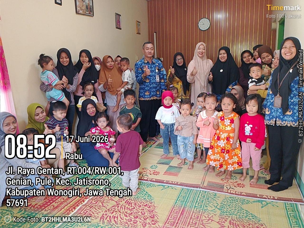 Bunda Literasi Kecamatan Jatisrono Terlibat Aktif dalam Program PMT Balita dan Ibu Hamil KEK Tahun 2026