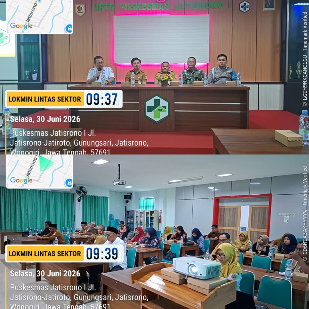 Sinergi Lintas Sektor dalam Lokakarya Mini Triwulan II Puskesmas Jatisrono I