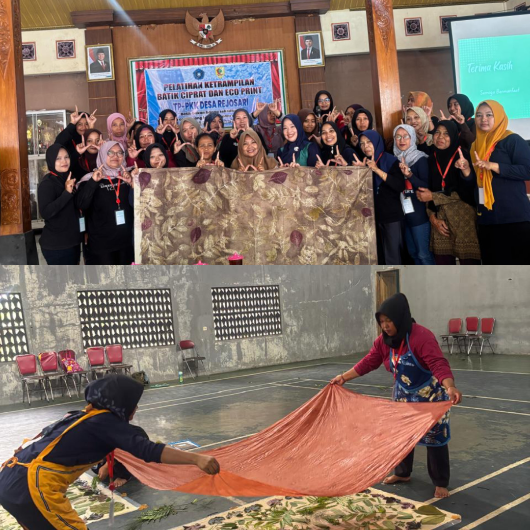 Mengembangkan Kreativitas melalui Pelatihan Pembuatan Batik Eco Print