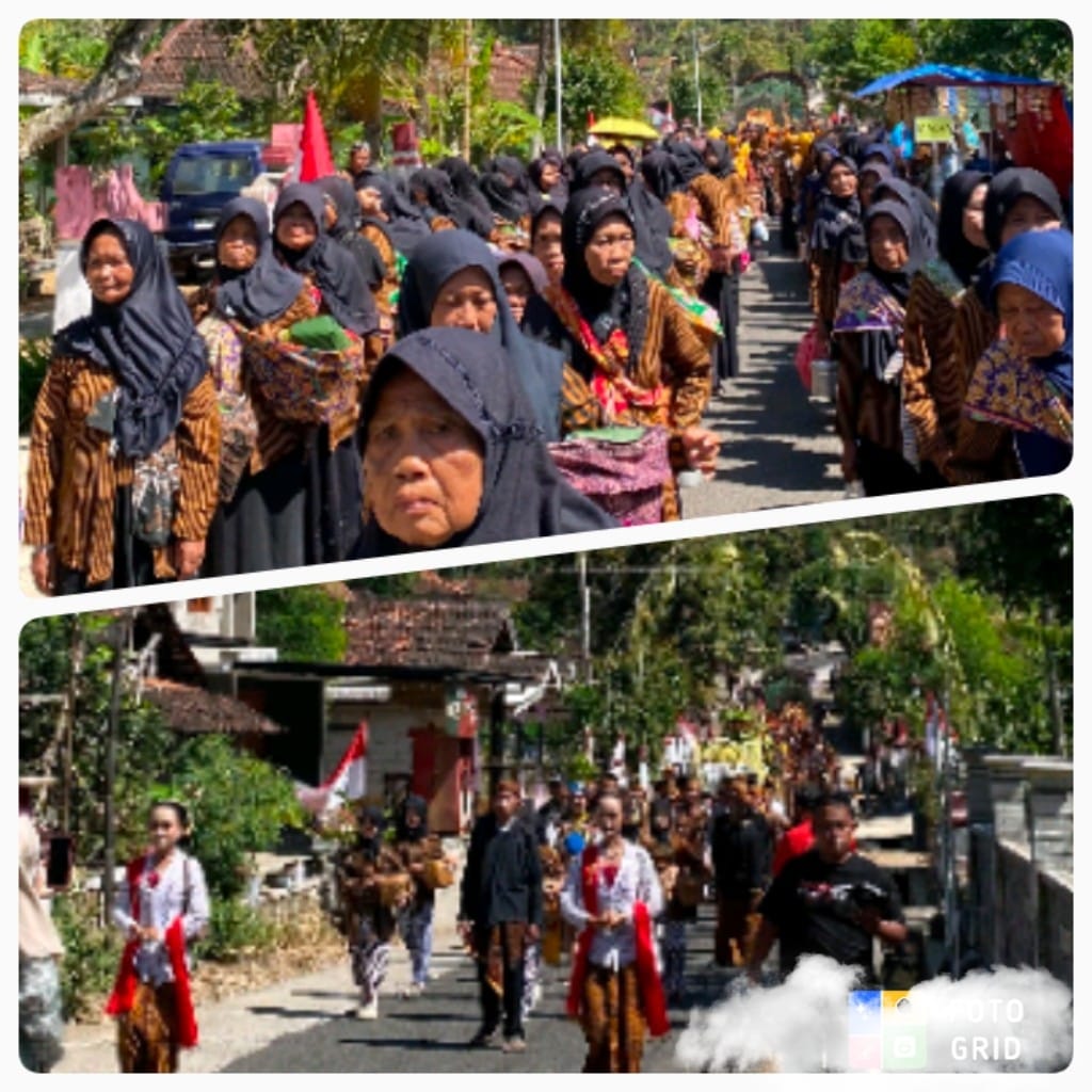 Bunda Literasi Kecamatan Paranggupito Hadir Menguatkan Literasi Budaya dalam Tradisi Bersih Dusun Guntur