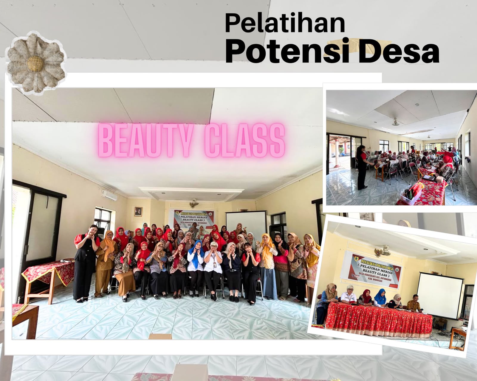 Tingkatkan Kemandirian Perempuan, Desa Ronggojati Gelar Pelatihan Merias/Beauty Class