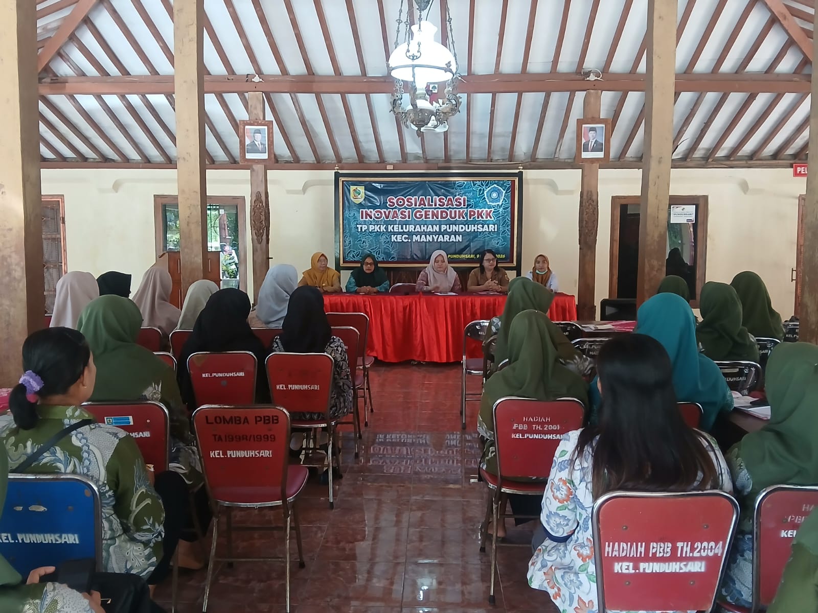 Bunda Literasi Dukung Sosialisasi Inovasi GENDUK PKK di Kelurahan Punduhsari