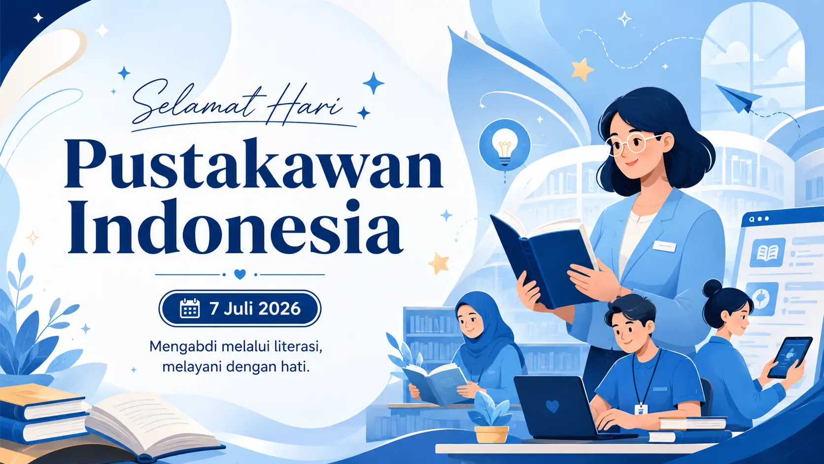 Literasi Menjadi Benang Merah Pengabdian: Perjalanan Suseno Hingga Menjadi Kepala Bidang Perpustakaan