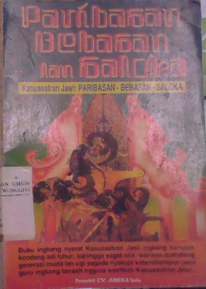 Paribasan Bebasan Nan Saloka