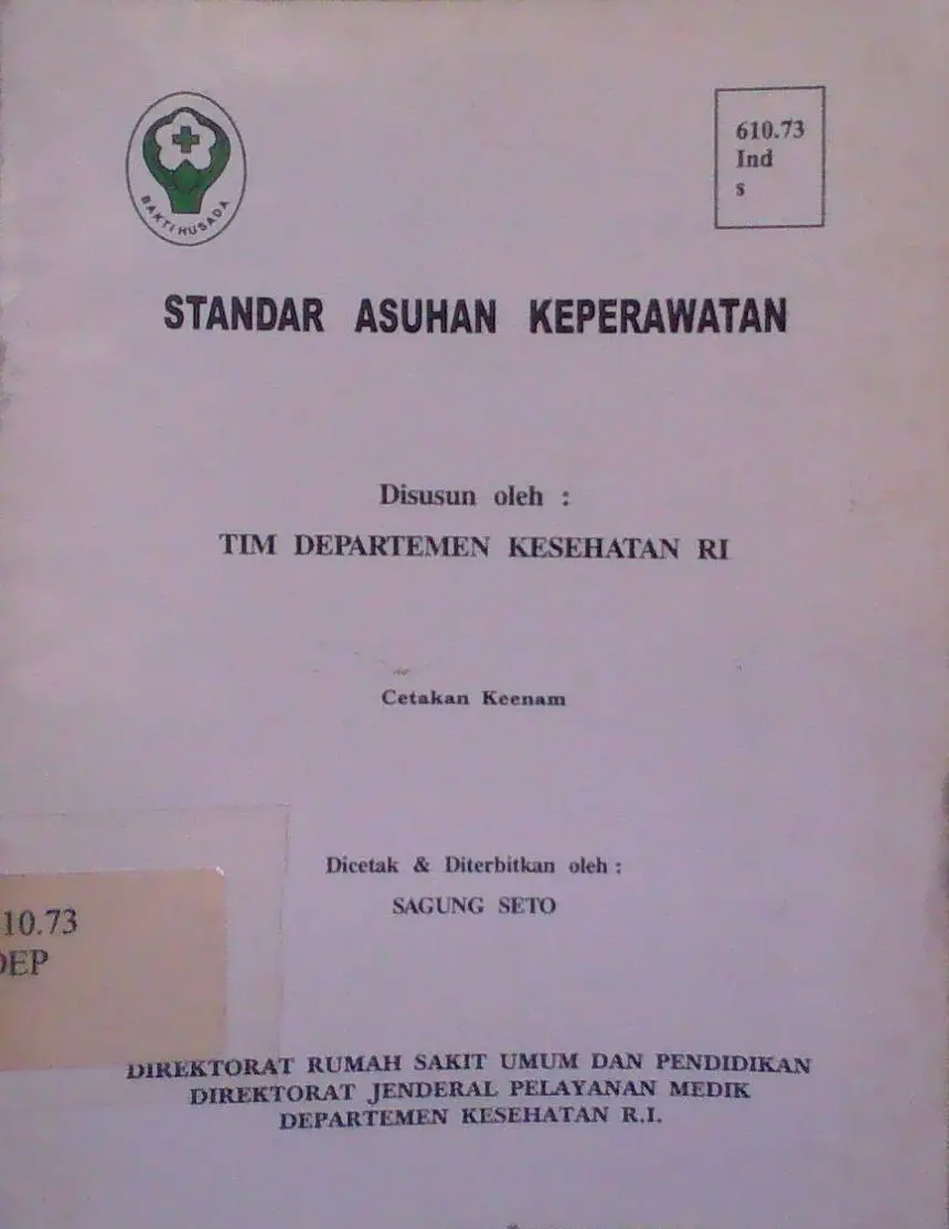 Standar Asuhan Keperawatan