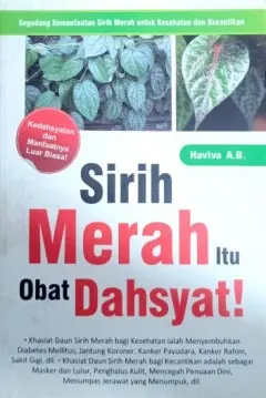 Sirih Merah itu Obat Dahsyat!