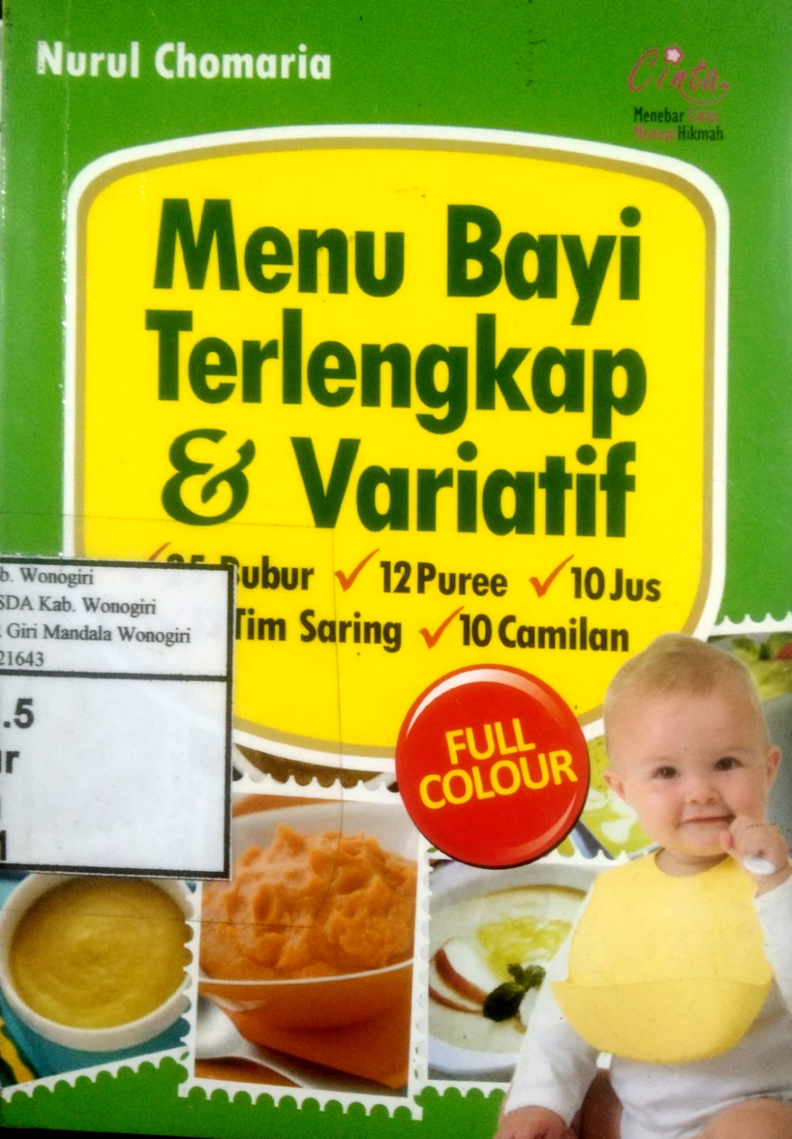 Menu Bayi Terlengkap & Variatif