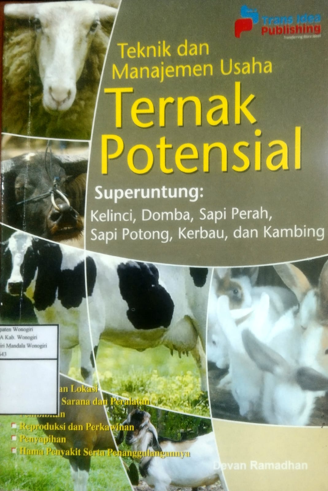 Teknik Manajemen Usaha Ternak Potensial