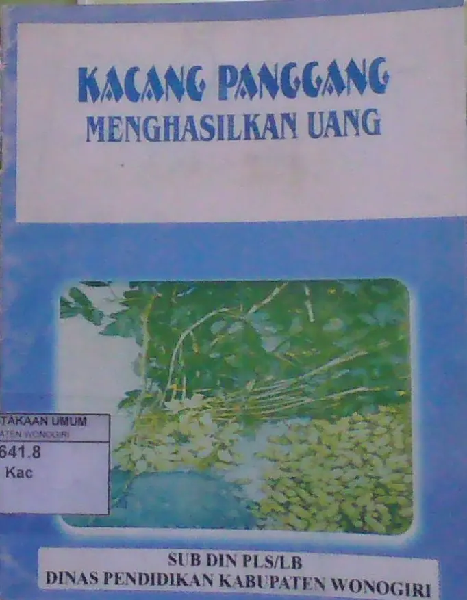 Kacang Panjang Menghasilkan Uang