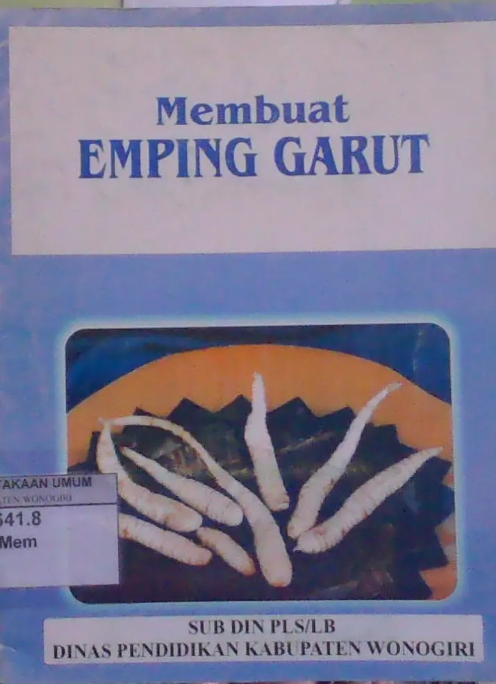 Membuat Emping Garut