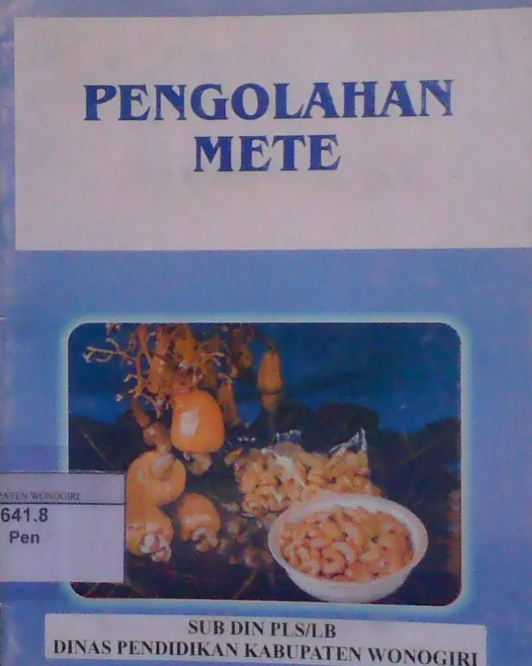 Pengolahan Mete