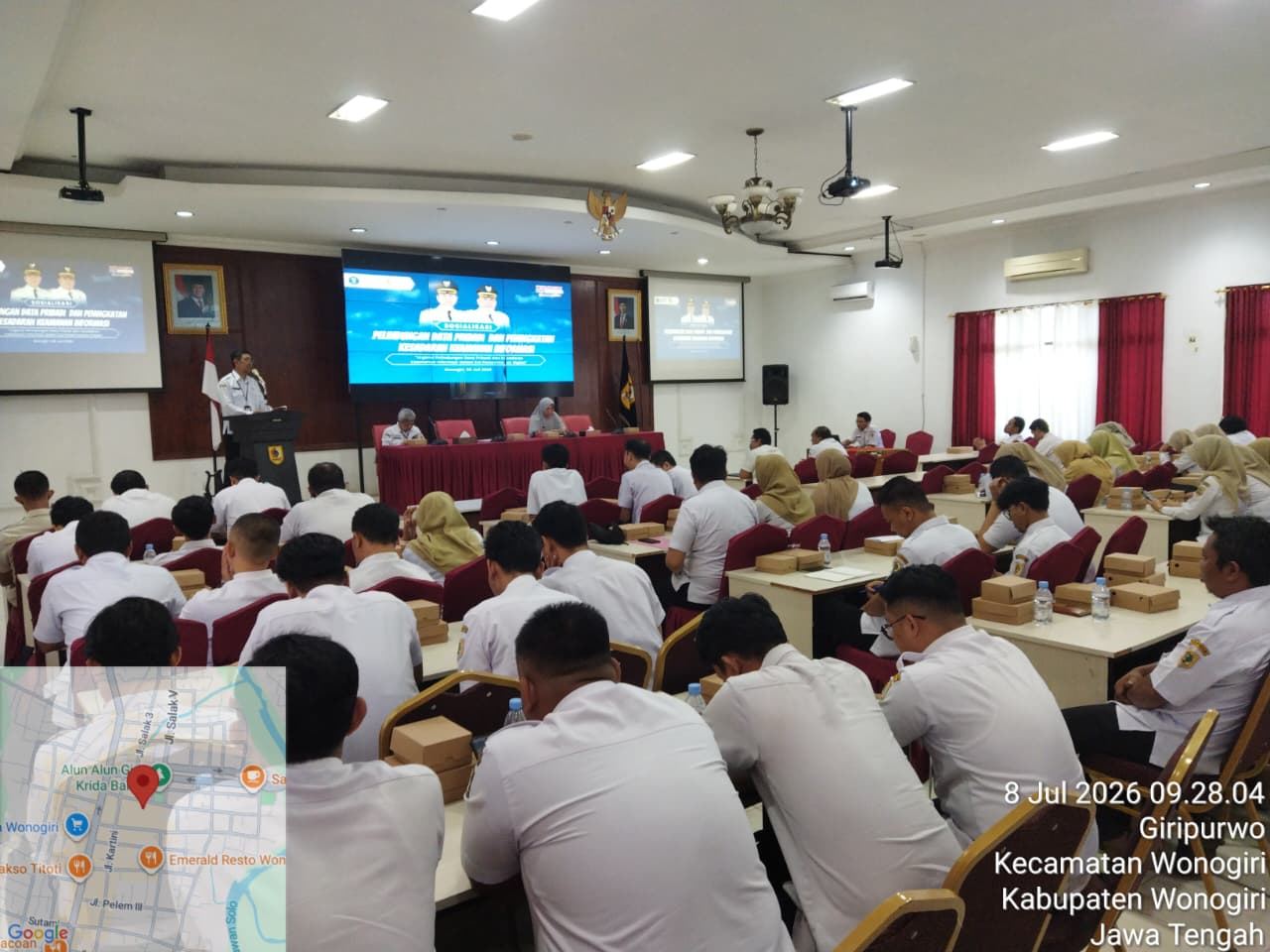 Disarpus Wonogiri Ikuti Sosialisasi Perlindungan Data Pribadi dan Peningkatan Kesadaran Keamanan Informasi