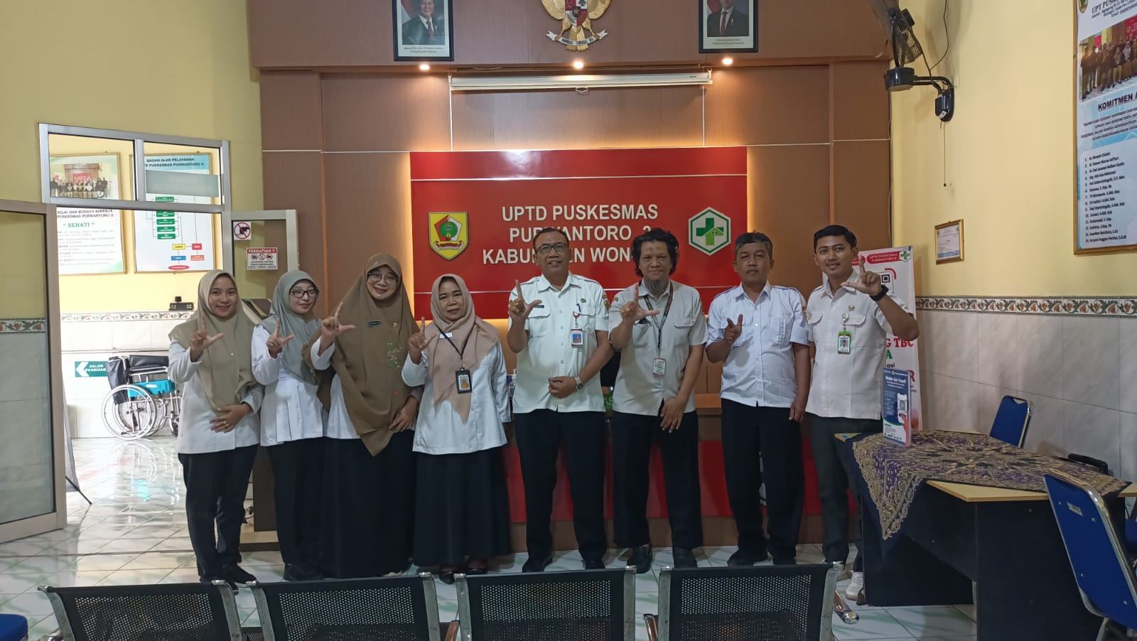Disarpus Wonogiri Lanjutkan Visitasi Pendataan Perpustakaan di Puskesmas Purwantoro II