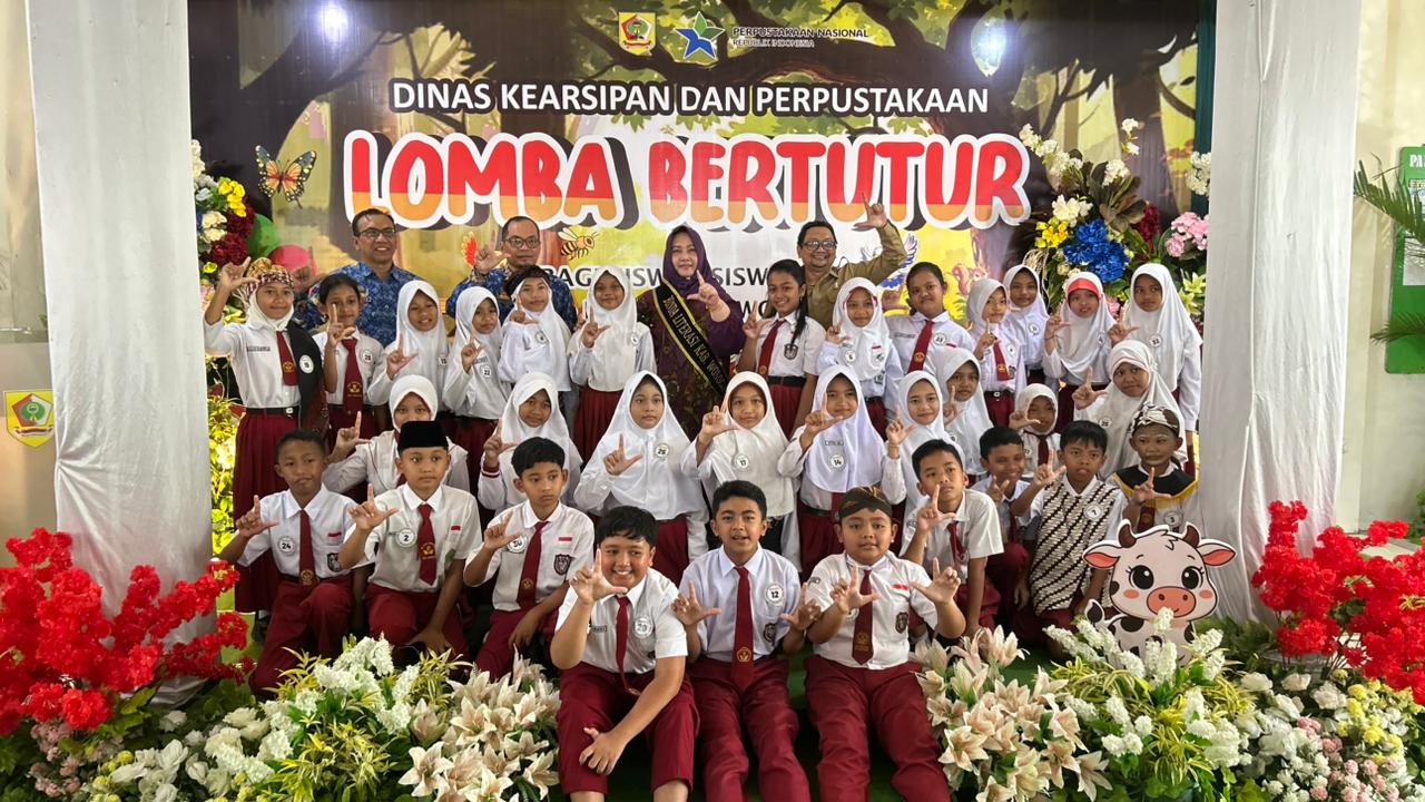 Semangat Hari Jadi Wonogiri ke-285, Disarpus Gelar Lomba Bertutur SD/MI Tingkat Kabupaten Tahun 2026